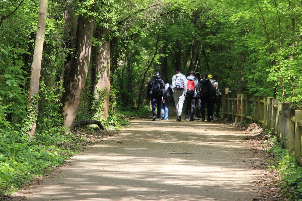 Sortie sur un site protégé