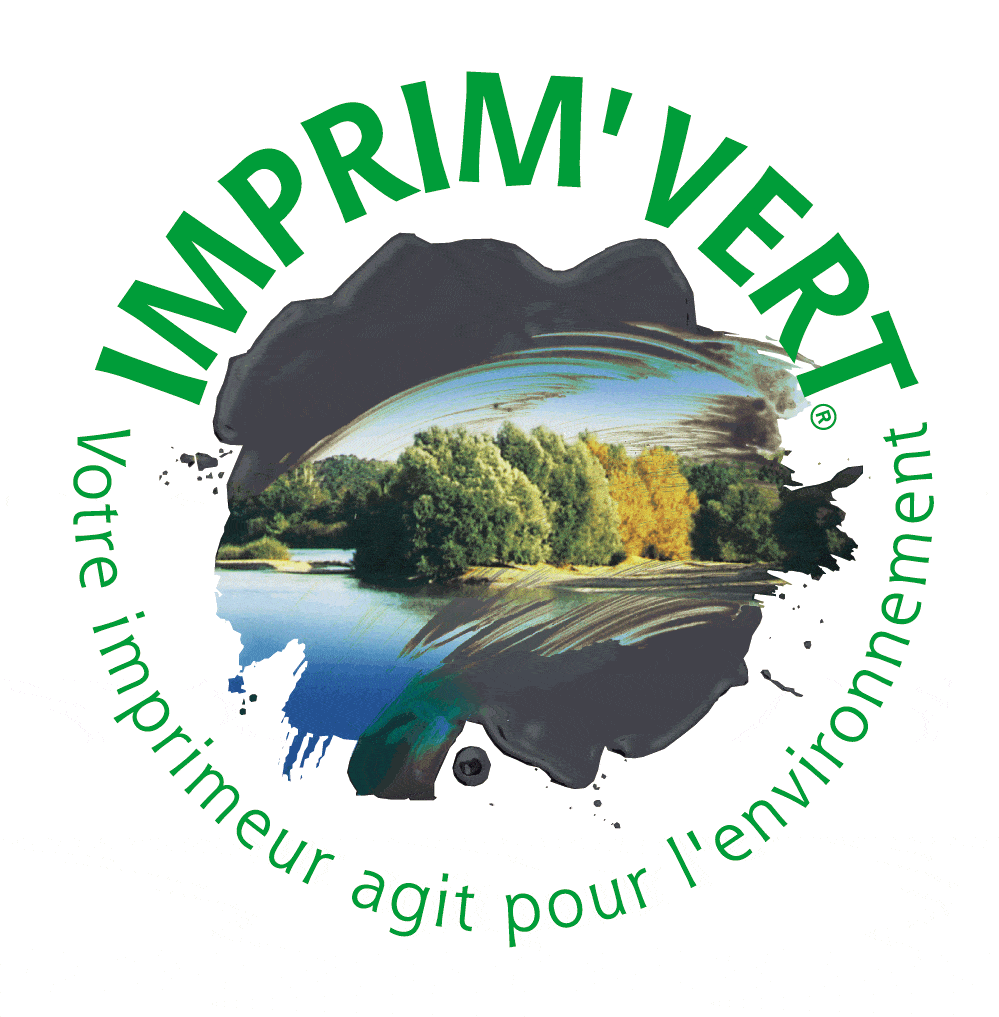 Logo Imprim'vert lié aux activités de l'imprimerie